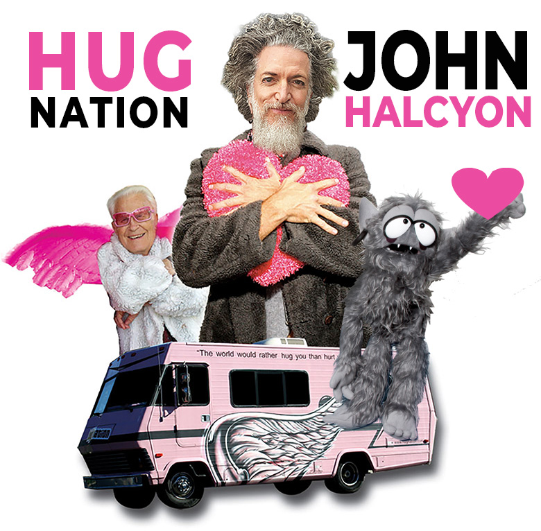 hug nation JOHN STYN 2025 graphic pink PLAY